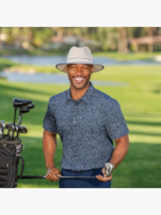 Fedora Hat UPF 50+ Sun Protection 3-Inch Brim Packable Adjustable Flexi-Weave CARKELLA Unisex Newhall Fedora Hat (French Beige M/L) at  main image 3